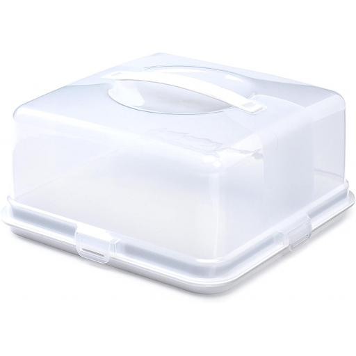 Plastic Square Cake Box