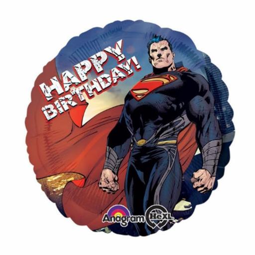 Superman Man Of Steel Foil balloon 17in HB