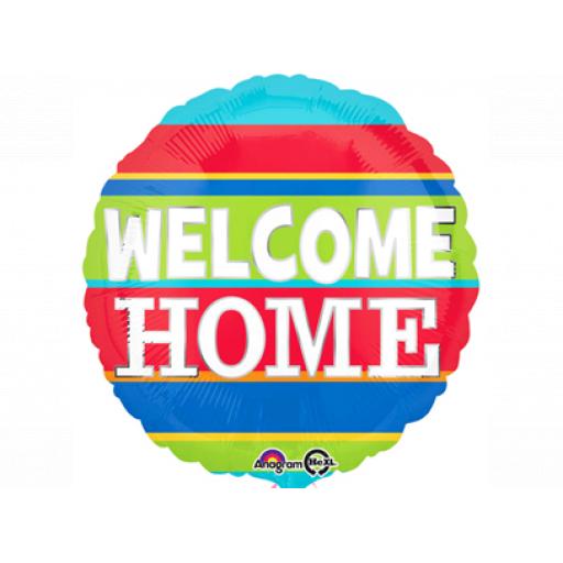 18 Inch Circle Foil Balloon - Welcome Home