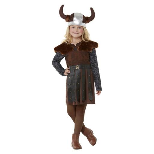 Viking Princess Costume, Brown S