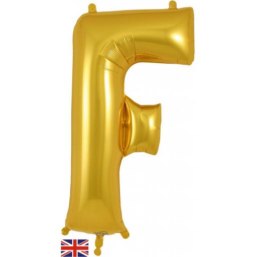 34inch Letter F Gold