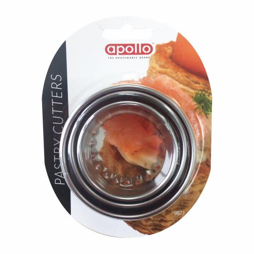 Apollo Pastry Cutter 3 Piece Set