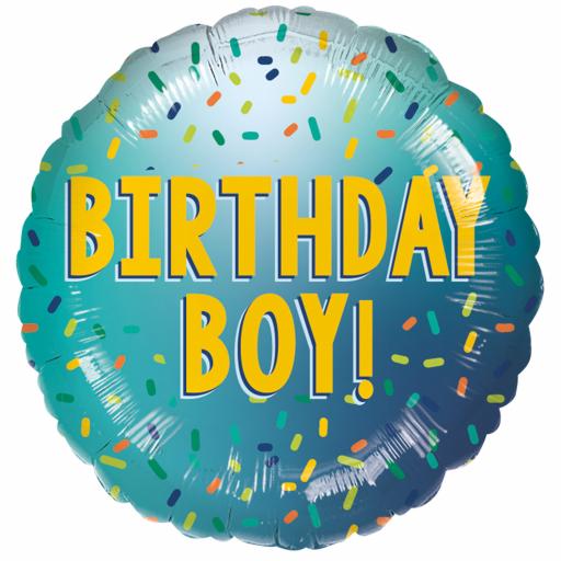 Birthday Boy Standard Foil Balloons