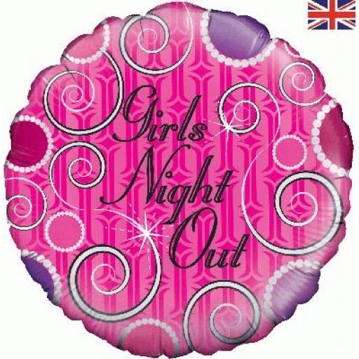 Girls Night Out 18'' Foil Balloon