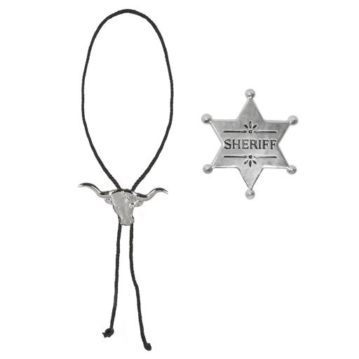 Set Cowboy (necklace & sheriff star