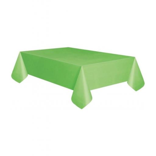 Plastic Tablecover - Lime Green