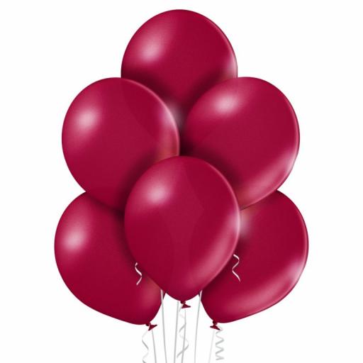Metalic Latex Balloons 50 Pc Plum Colour