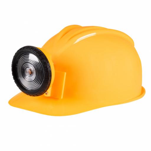 Helm Bauarbeiter mit Licht