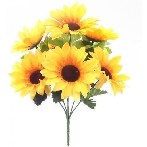 Sunflower Bright Yellow Artificial Flower