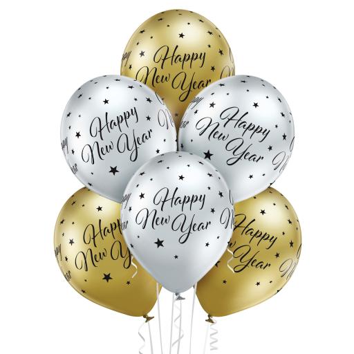 Happy New Year 12"Latex Balloons