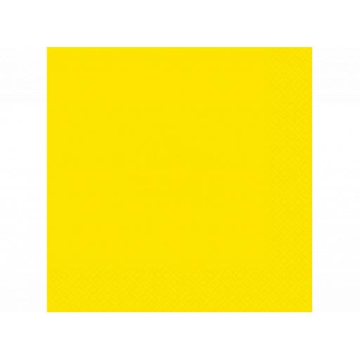 20 Napkins - Neon Yellow