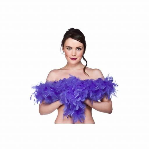 Feather Boa Supersoft Royal Blue