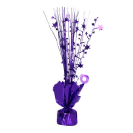 Purple Spray Centrepiece Balloon Weights 30cm