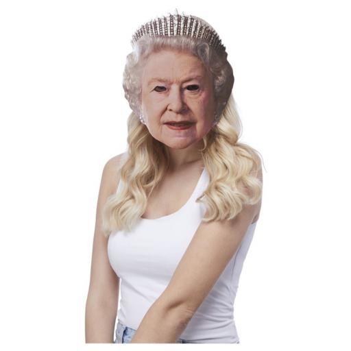 The Queen Printed Card Mask