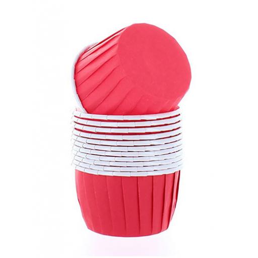 12 Red Baking Cups