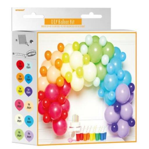 4M Latex Balloon Arch DIY Kit Baby Shower Birthday Party Decoration - Rainbow