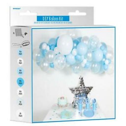 4M Latex Balloon Arch DIY Kit Baby Shower Birthday Party Decoration Set - Blue