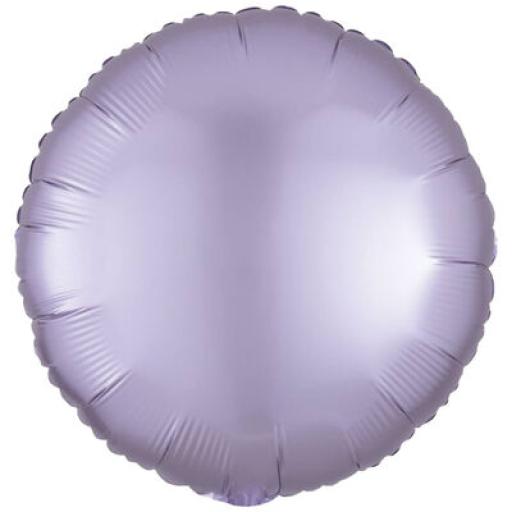 18 Inch Pastel Lilac Round Helium Balloon