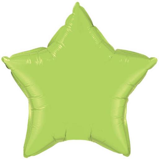 Lime Green 18 inch Star Foil Balloon