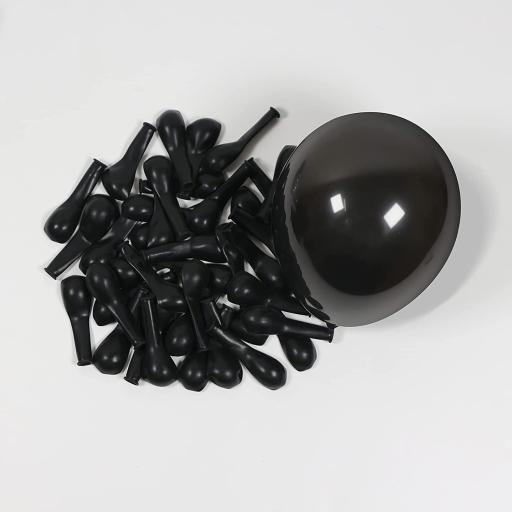 5inch Metallic Black x100pcs Balloons