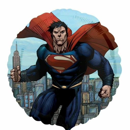 Superman Man Of Steel Foil Balloon 17"