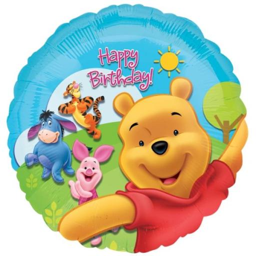 Winnie The Pooh And Friends 17in Foil Balloon