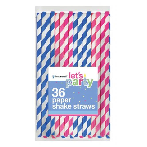 36 Paper Shake Straws