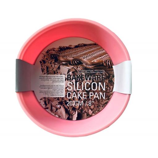 Silicone Bake Ware Round Cake Mould Tins multi colour Cake Pan