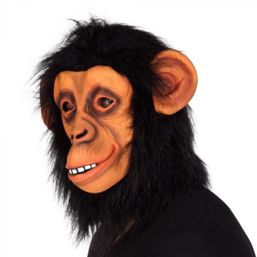 Latex head mask Chimpanzee
