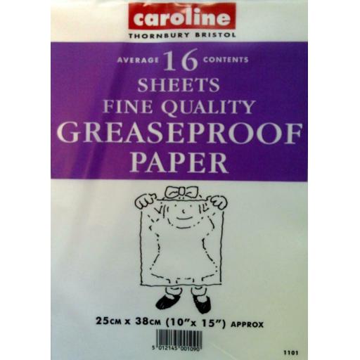 Greaseproof Paper Grease Proof Sheets