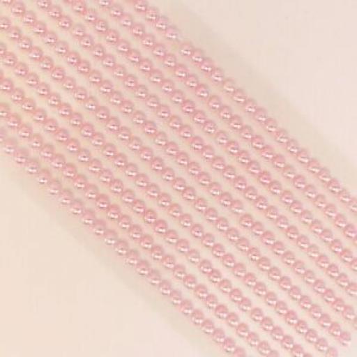 Stickers 3mm x 418 Pearls Pink