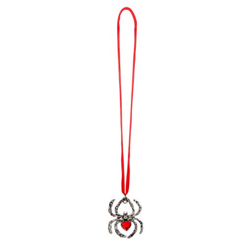 Necklace Ruby spider