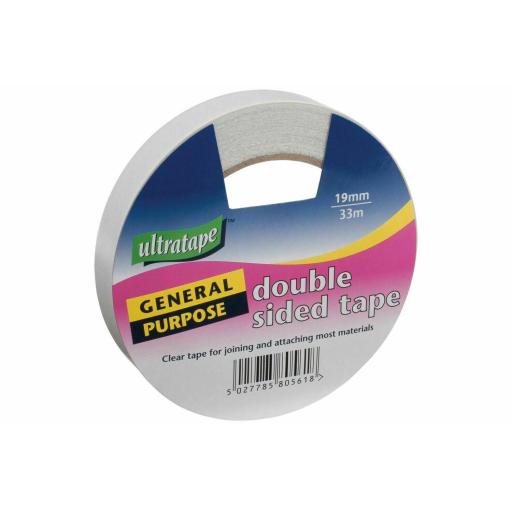 Ultratape Double Sided Tape 19mm x 33m