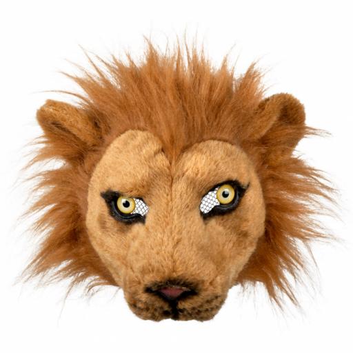 Plush half mask Lion