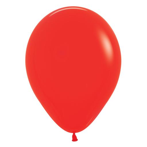 Fashion Colour Solid Red Latex Balloons 12"