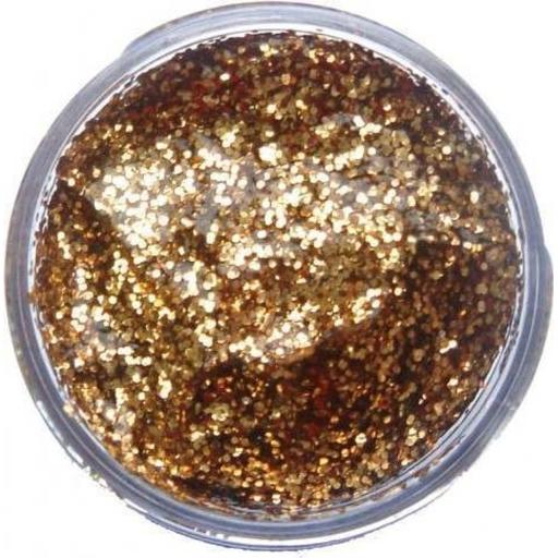 Snazaroo Glitter Gel 12ml Red Gold