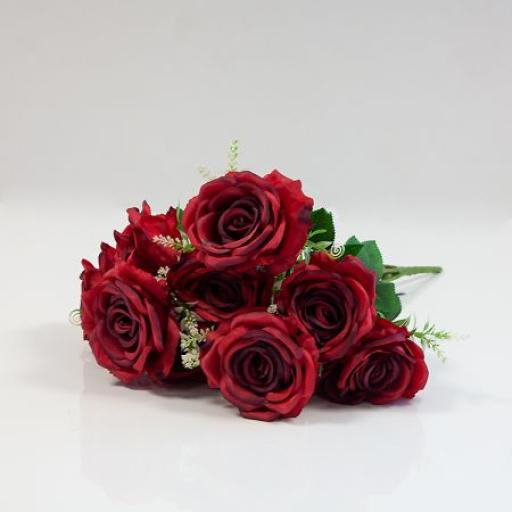 42 cm Roses Red Roses, Artificial