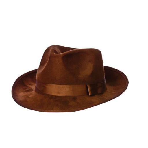 Fedora - Top Quality Brown Suede