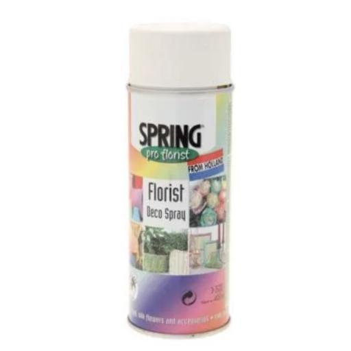 Gardenia White Euro-Aerosols Spray Paint, Florist Supplies 400ml