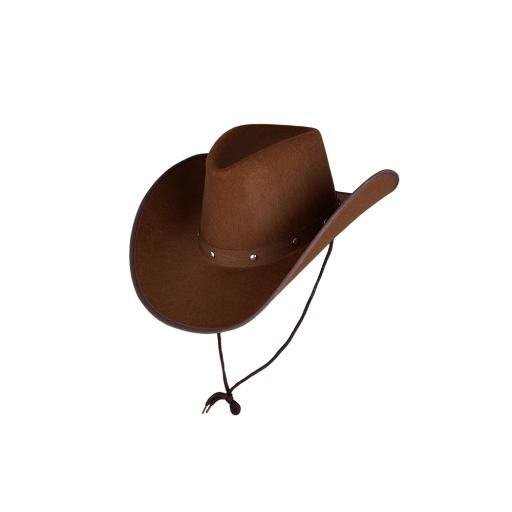 Texan Cowboy Hat - Dark Brown.jpg