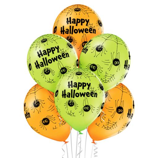 Halloween Spiders Latex balloons