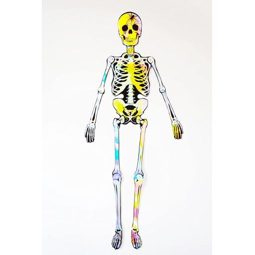1x Large Halloween Hanging Jointed Skeleton