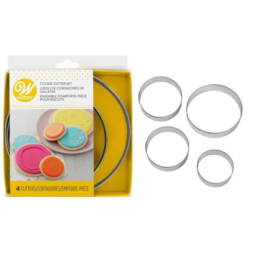 NESTING COOKIE CUTTERS - CIRCLES - SET OF 4