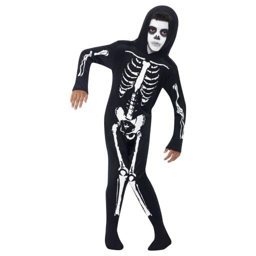 Skeleton Costume, Black M