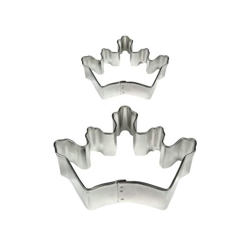 Crown Metal Cookie Cutters 2pc