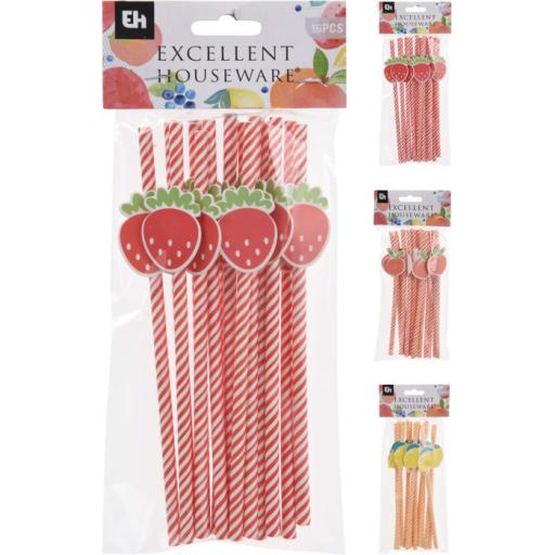 Drinking Straws Paper 16 Straws