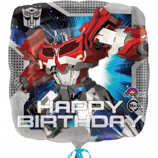 Transformers Prime Happy Birthday Foil 18in  Balloon