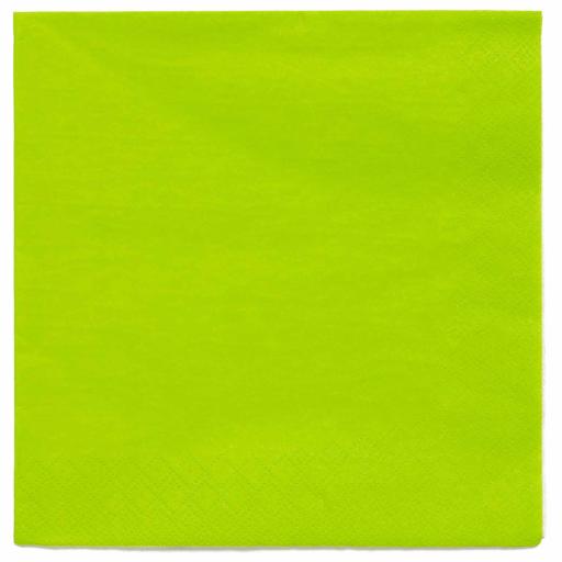 Lime Cordial Luncheon Napkins 33cm
