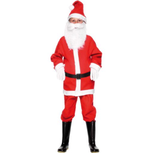 Children Santa Boy Costume Size M