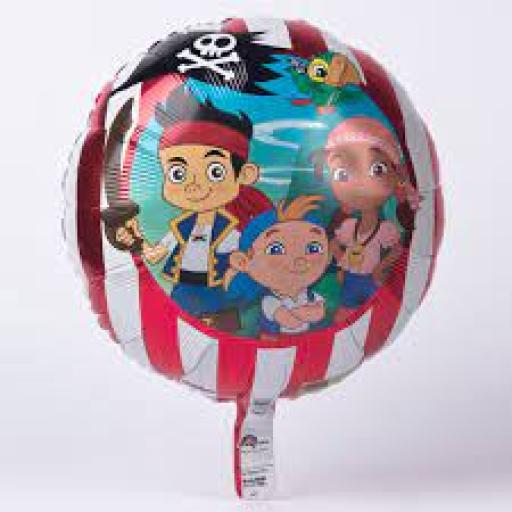 Jake & the Neverland Pirates std foil balloon